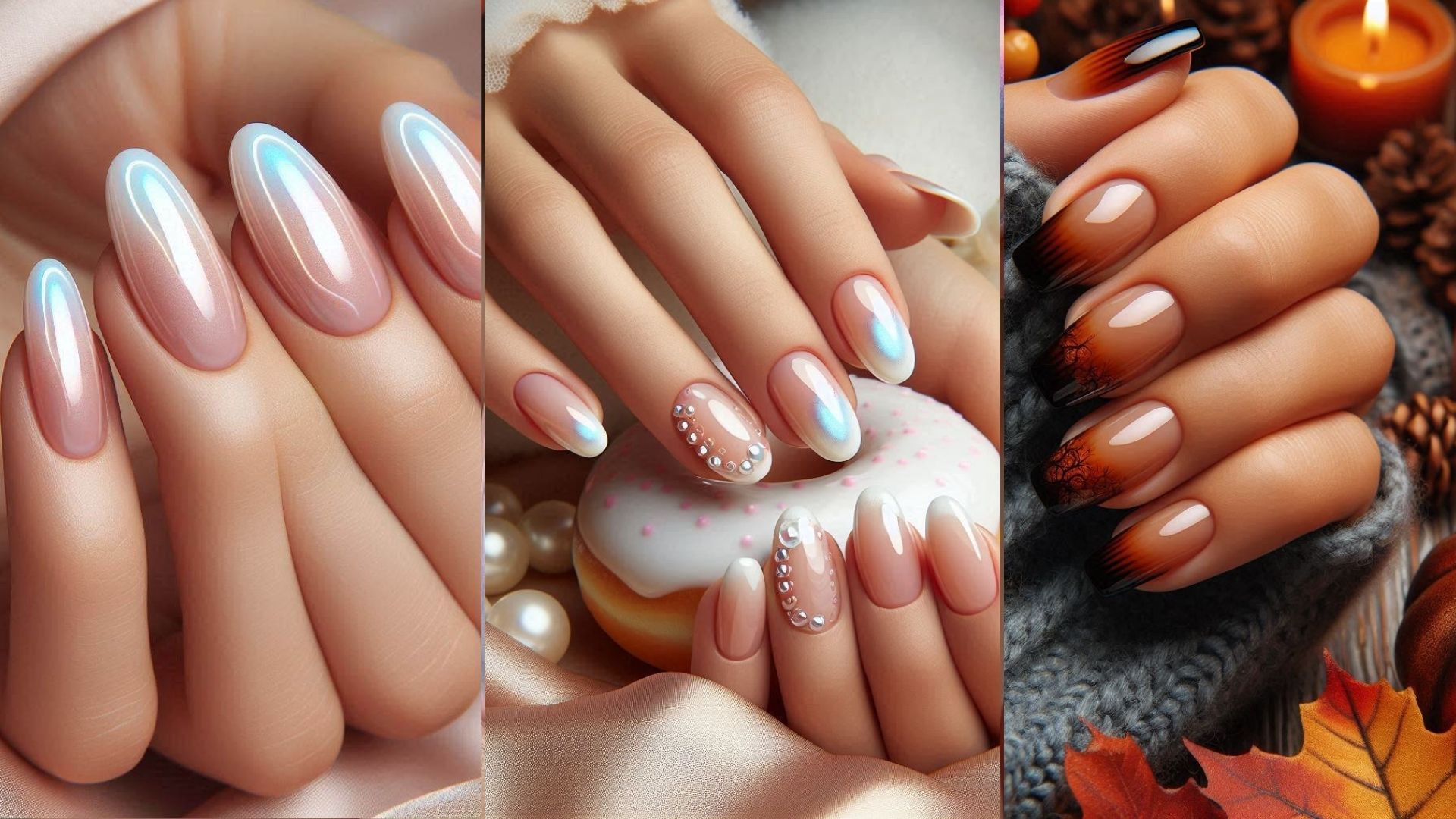 French Tip Nails with Design