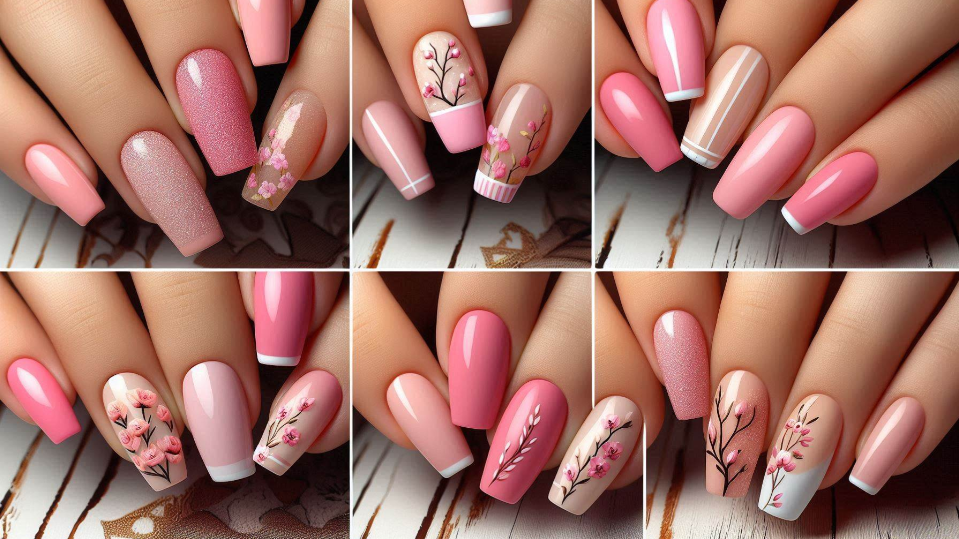 Gorgeous Pink French Tip Nail Ideas