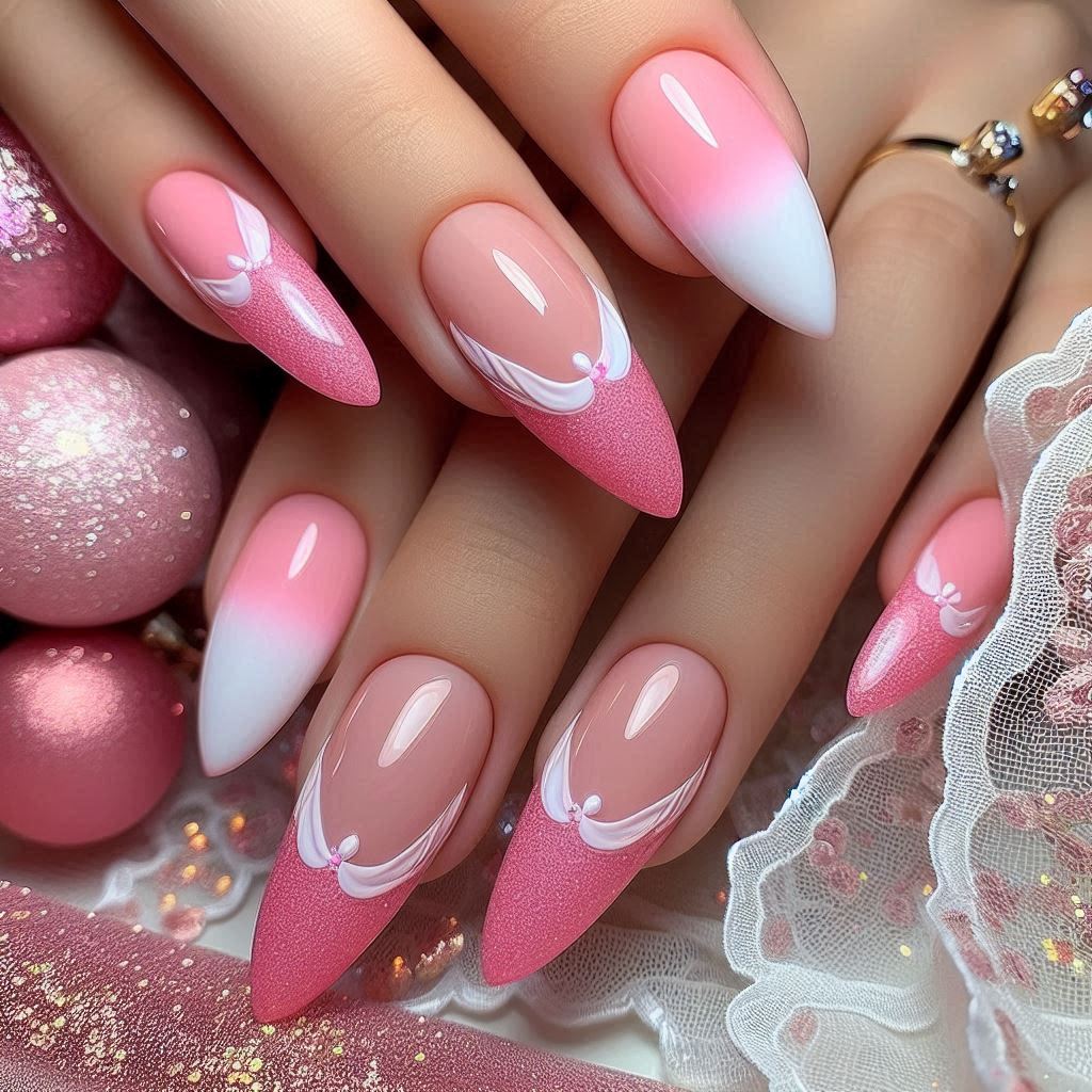Barbie Pink French Tips