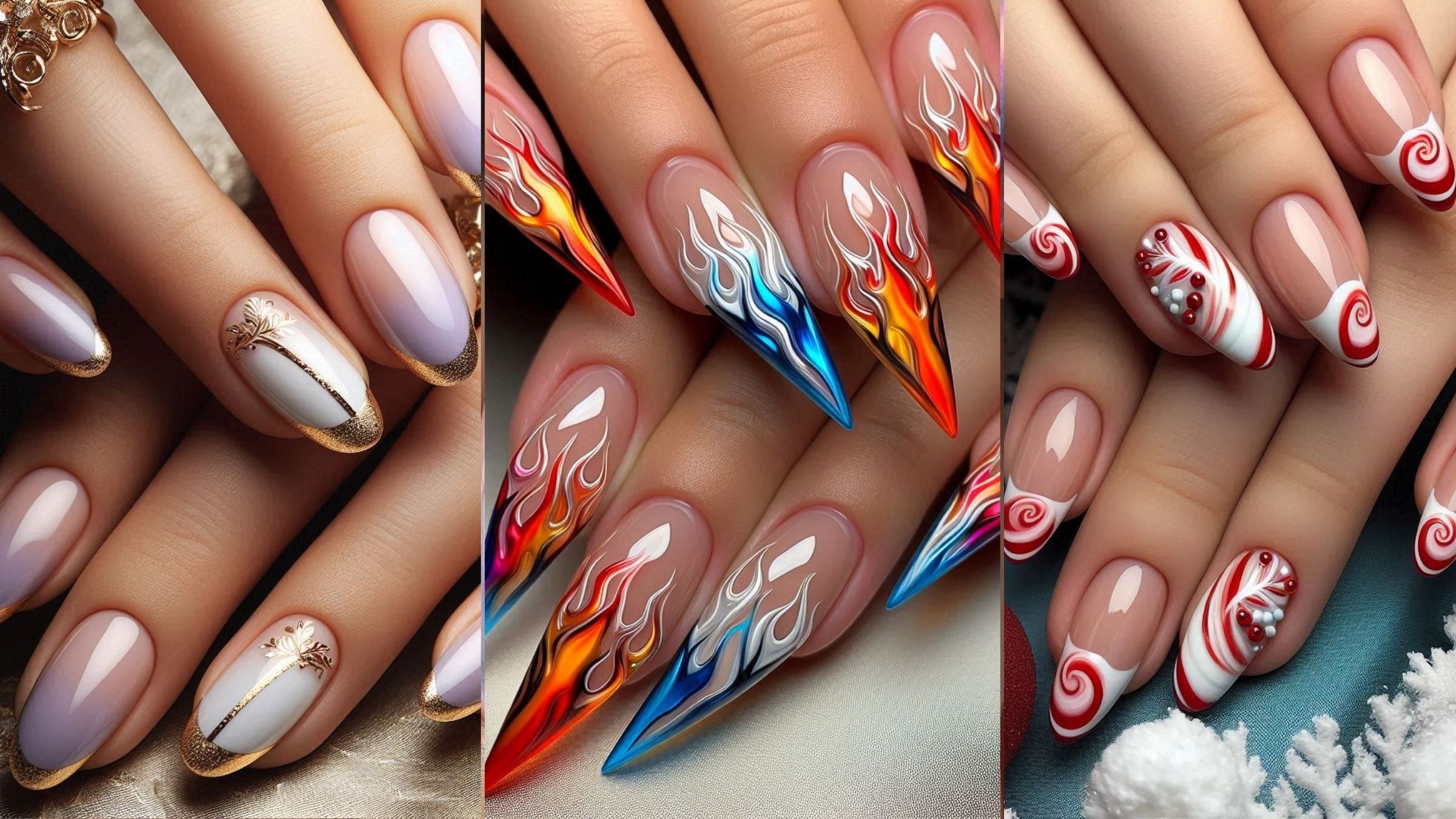 Colorful French Tip Nail Ideas