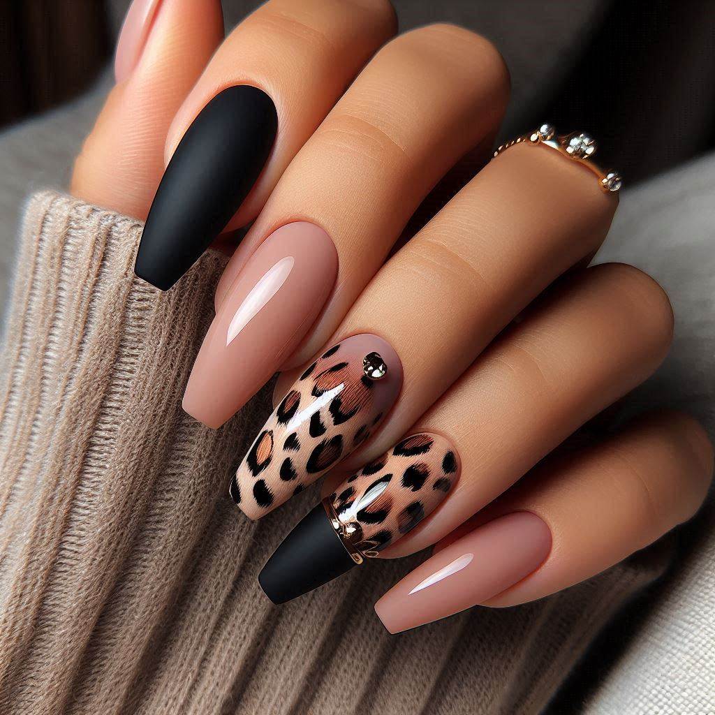 Matte Meets Gloss: Dual Finish Cheetah