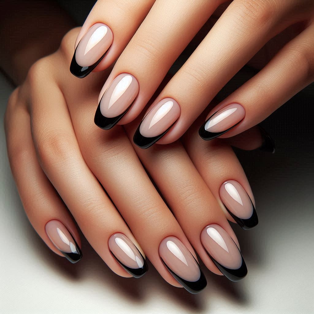 Negative Space Thin Black Tips