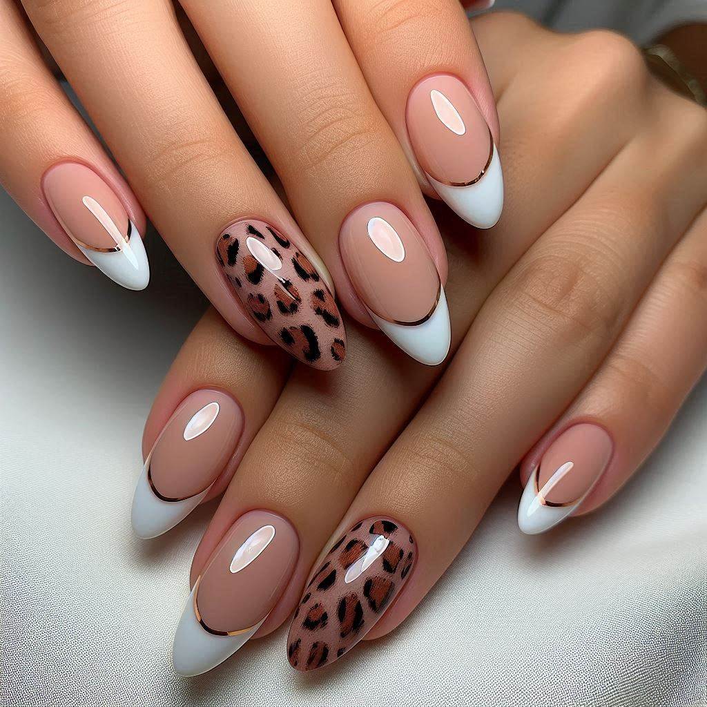 Classic Cheetah Tips with a Nude Base