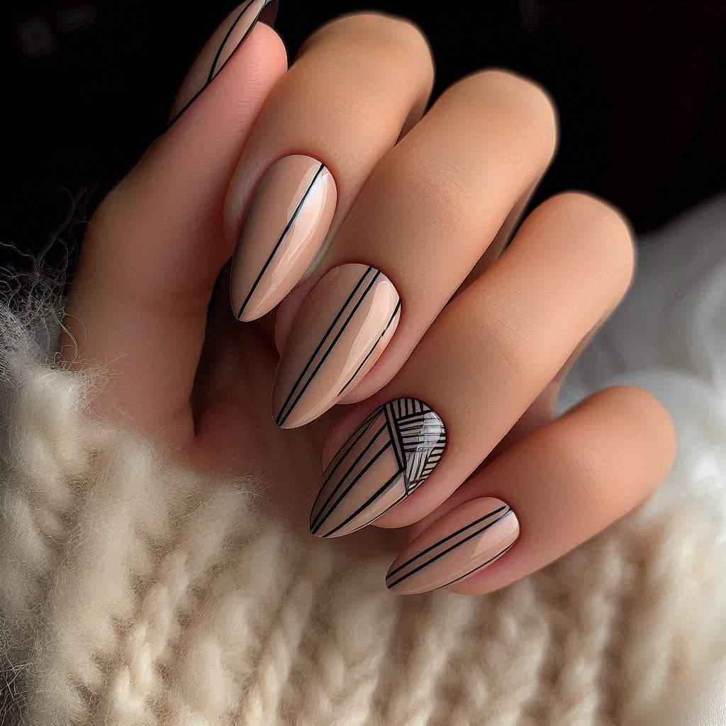 Red French Tips for a Bold Twist