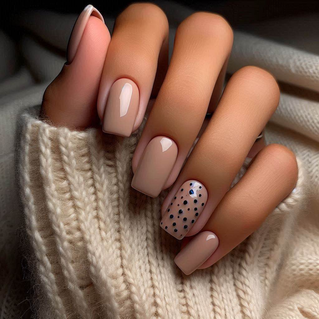 Classic Nude with Micro Dots